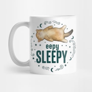 Eepy Cat Funny Silly Sleepy Cat Meme Factory Mug